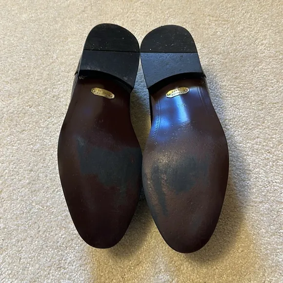 Stacy Adams Snake and leather uppers men’s loafers size 10 1/2 slight so…