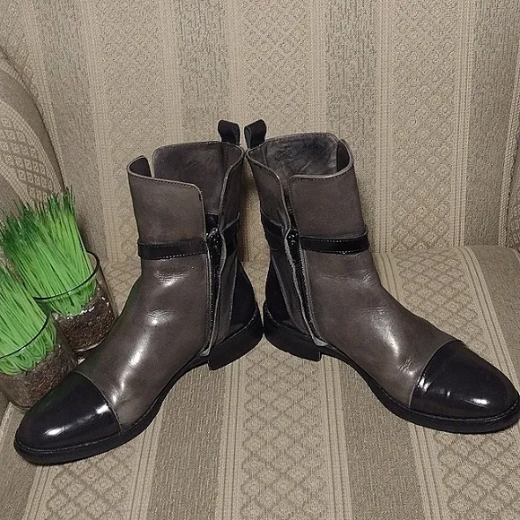 Stelle Monelle Italian Color Block Leather Bootie