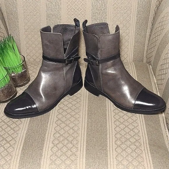 Stelle Monelle Italian Color Block Leather Bootie