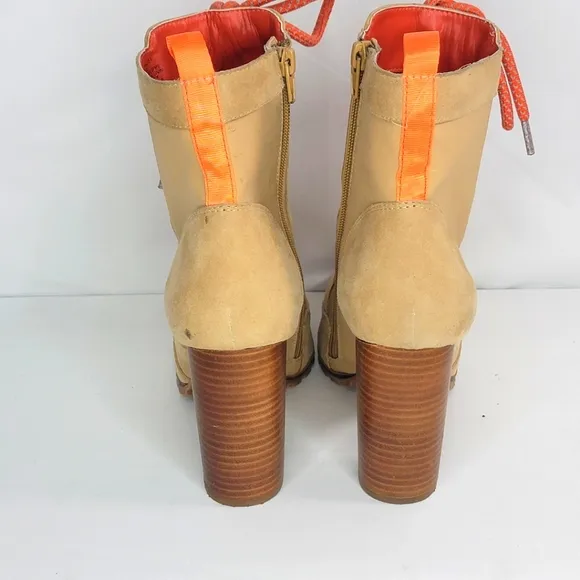 Steve Madden &quot;Track&quot; Leather Suede Heeled Boots. SIZE 10M.