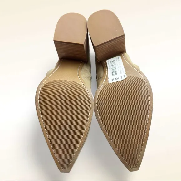 Steve Madden Cate Western Boots In Suede Leather