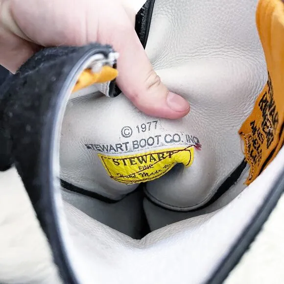 Stewart Boot Co Stuart Romero Black Cowboy Boots
