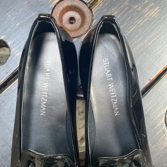 Stuart Weitzman Atabow Patent Leather Loafers