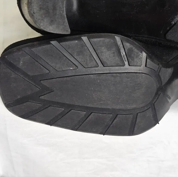 Stuart Weitzman calf boots black suede