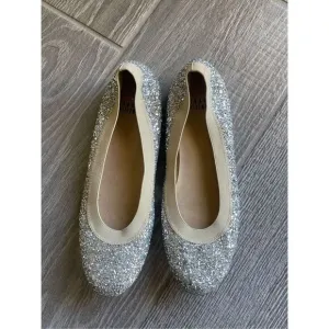 STUART WEITZMAN Glitter Ballerina Style Flats Size 7
