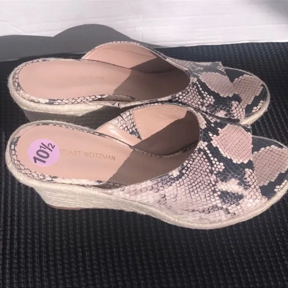 🆕Stuart Weitzman Leather Espadrilles