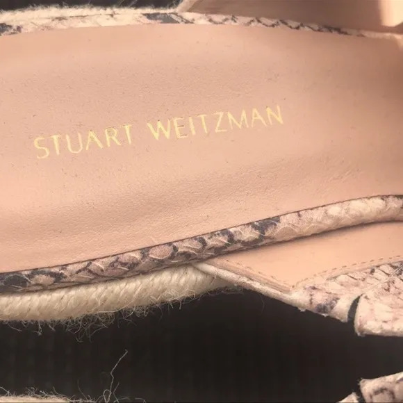 🆕Stuart Weitzman Leather Espadrilles