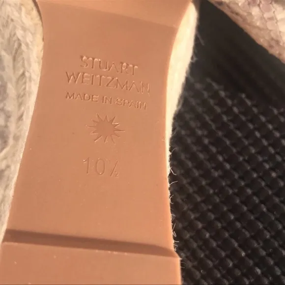 🆕Stuart Weitzman Leather Espadrilles