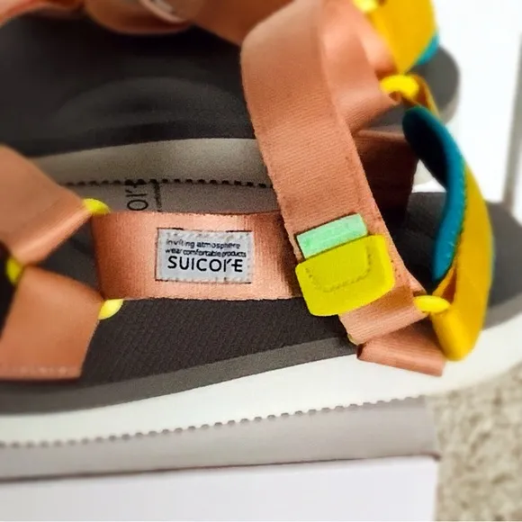 SUICOKE DEPA-CAB Sandal in PINK / GRAY