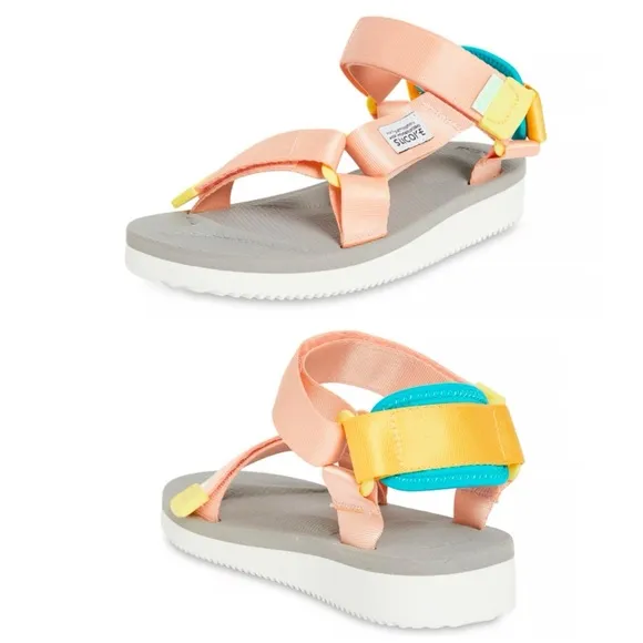 SUICOKE DEPA-CAB Sandal in PINK / GRAY