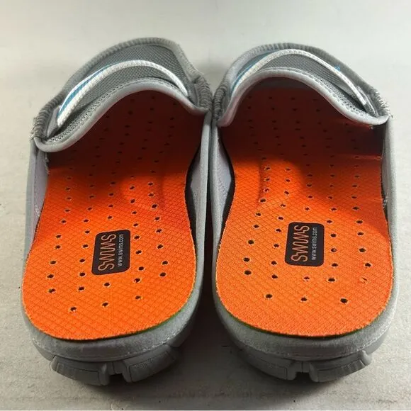 Swims Mens Slide Loafers Slip On Shoes Gray Size 8