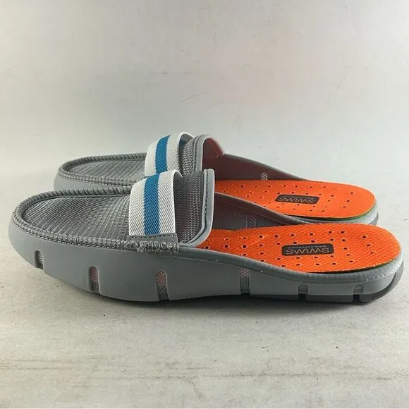 Swims Mens Slide Loafers Slip On Shoes Gray Size 8