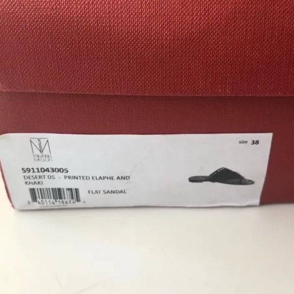 Tamara Mellon Desert Fringe Flat Thong Sandals New In Box NIB