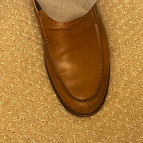 Tan loafers size 9M