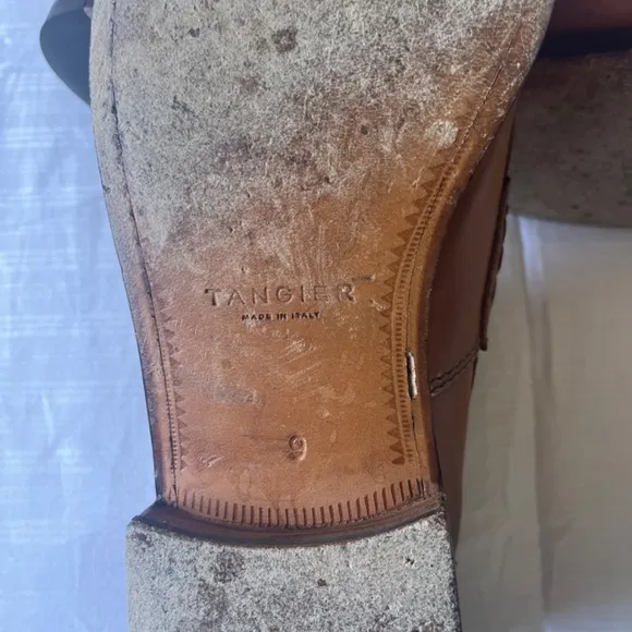 Tan loafers size 9M