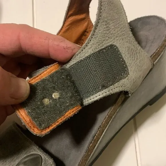 TAOS, wedge sandals, size 8. (41). Slightly used