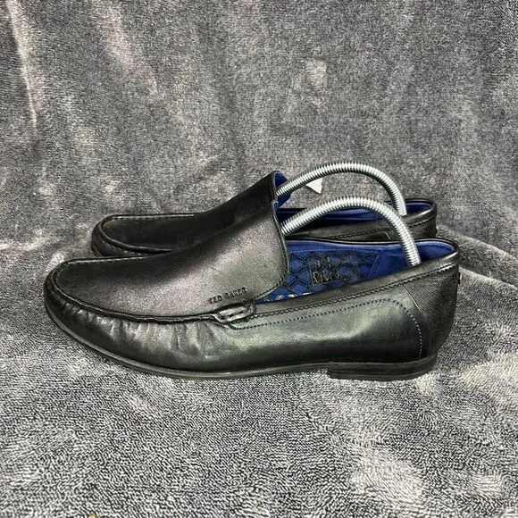 Ted Baker Lassil Leather Loafers Men size 10.5