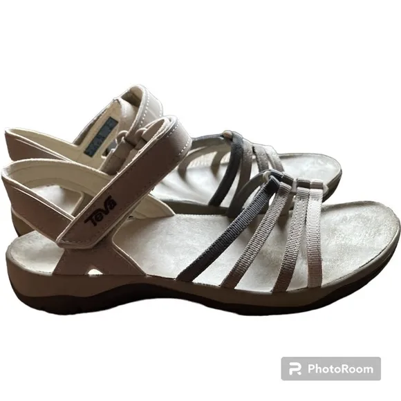 TEVA Elzada Sandals taupe multi size 9