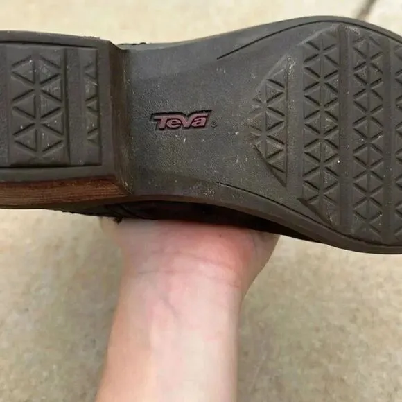 Teva Foxy Nubuck Mid Calf Leather Boots