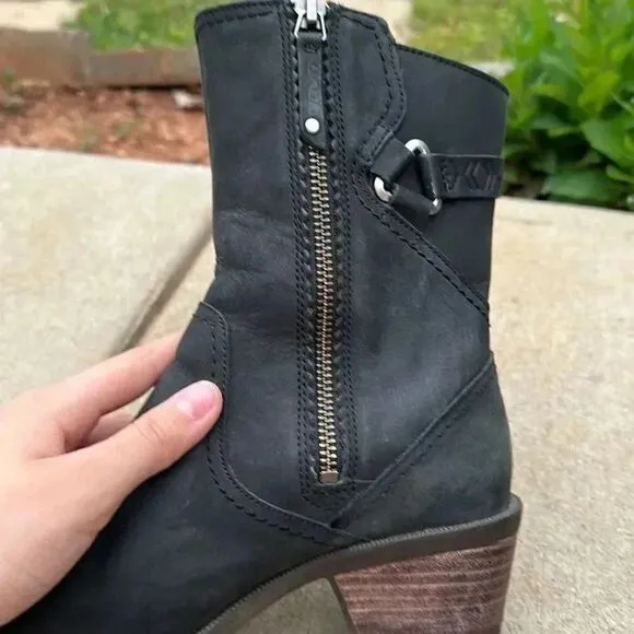 Teva Foxy Nubuck Mid Calf Leather Boots