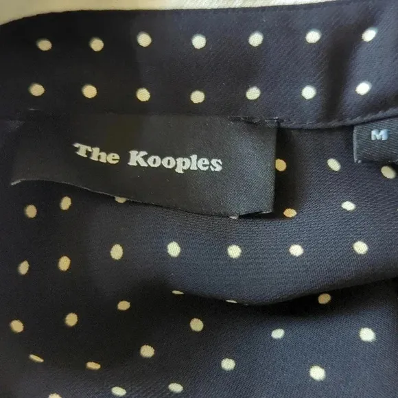 The Kooples Polkadot and Lace Shirt Dress