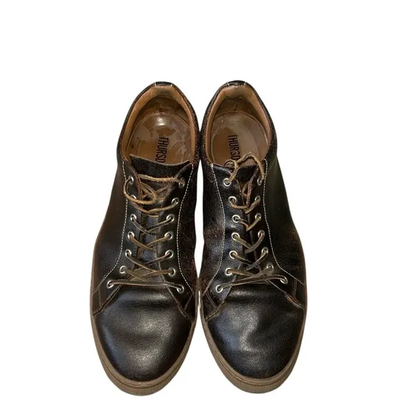 Thursday Boot Co. Everyday Heritage Brown Leather Lo Top Sneakers Men’s Size 13