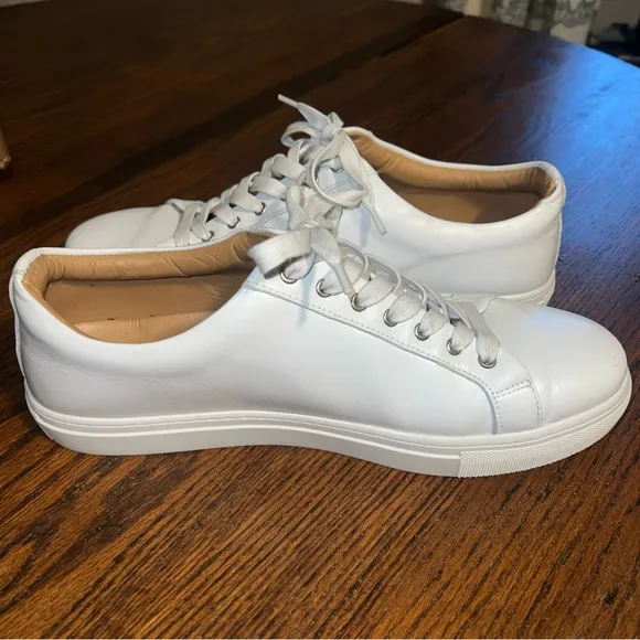 Thursday Everyday Leather Sneakers - Men's Size 12M - White