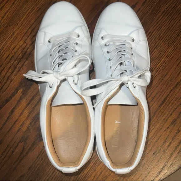 Thursday Everyday Leather Sneakers - Men's Size 12M - White