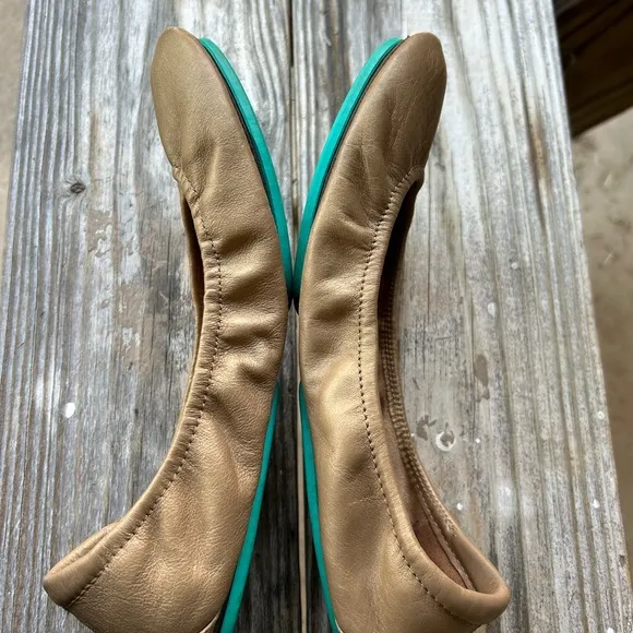 Tieks by Gavrieli Metallic Bronze Gold‎ Ballet Flats Womens US Size 7