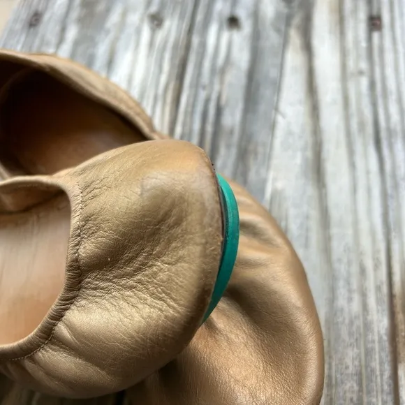 Tieks by Gavrieli Metallic Bronze Gold‎ Ballet Flats Womens US Size 7
