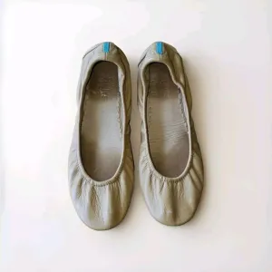 Tieks by Gavrieli womens Camel tan brown leather ballet flats size 7 Travel City