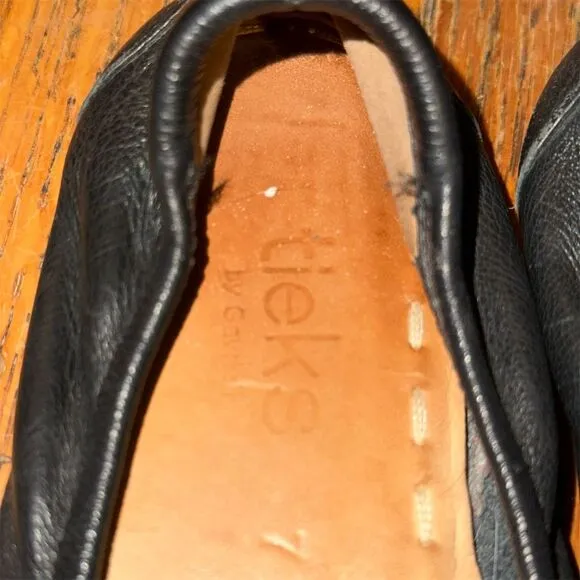Tieks Women's Black Leather Ballet Flats Size 7 Signature Soles