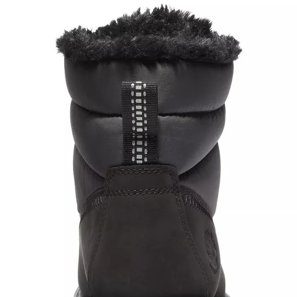Timberland Premium 6 IN Warm Lined Black Ankle Boots Bootie Shoes Flats 8.5 NEW