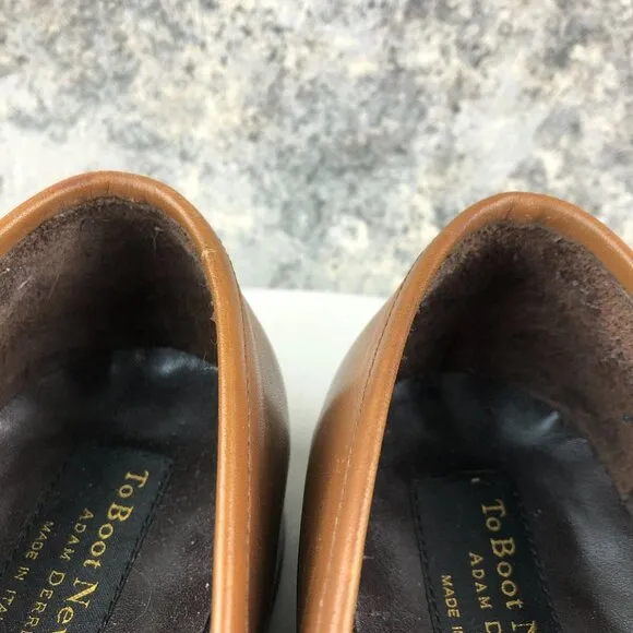 To Boot New York Men's Size 11.5 Portofino Brown Leather Penny Loafers ITALY