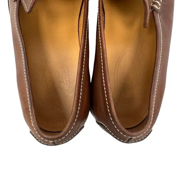 Tod’s Loafers Men’s US 8 UK 7 Brown Leather Pull-On Moc Toe Formal Casual Shoes