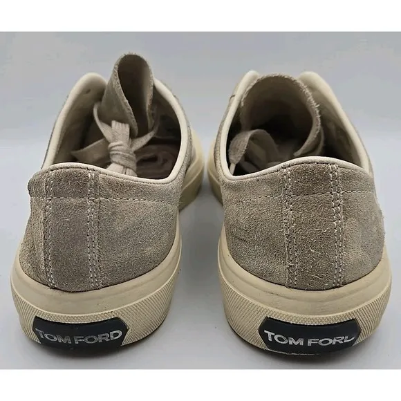 Tom Ford Camouflage Cambridge Lace Up Suede Sneakers Size 9