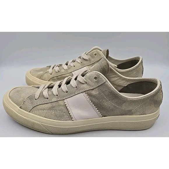 Tom Ford Camouflage Cambridge Lace Up Suede Sneakers Size 9