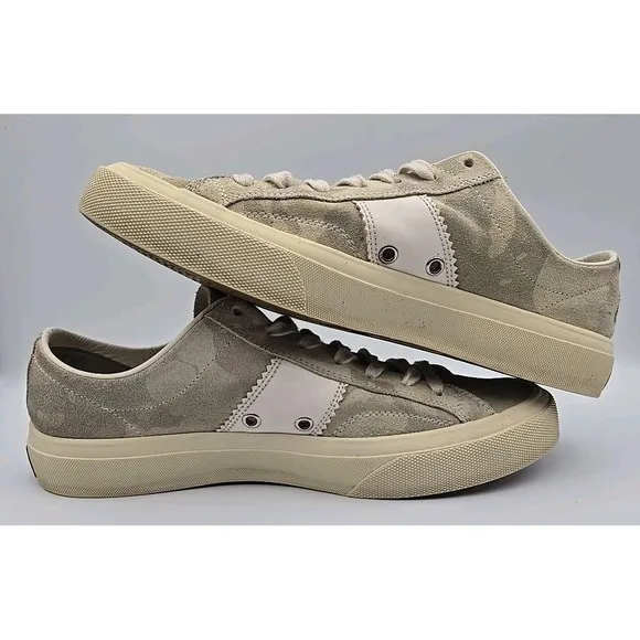 Tom Ford Camouflage Cambridge Lace Up Suede Sneakers Size 9