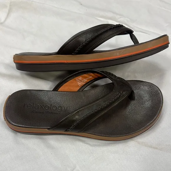 Tommy Bahama Black Sandals Classic Thong Design