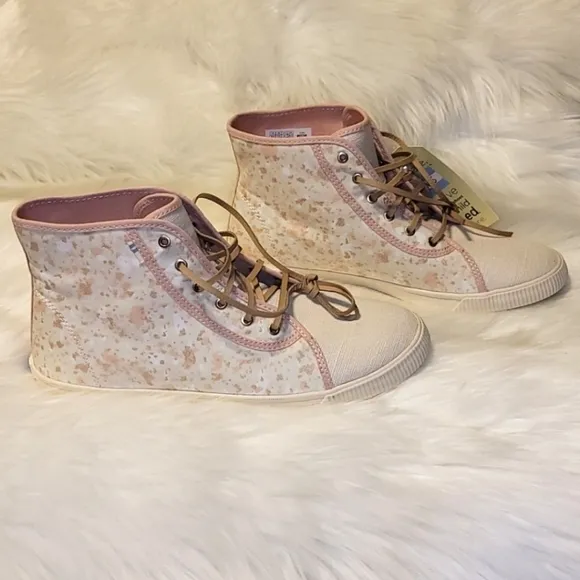 TOMS Camarillo Ortholite Floral High Top Sneakers