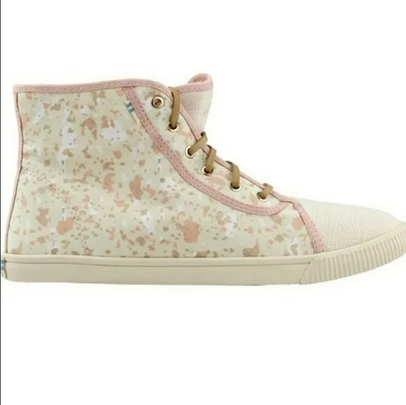 TOMS Camarillo Ortholite Floral High Top Sneakers