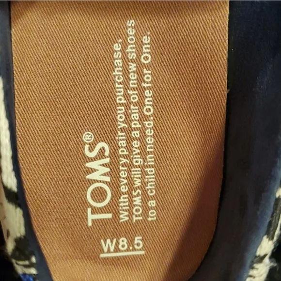 Toms Sunset Slip On Sneakers Stellar Blue Metallic Jacquard