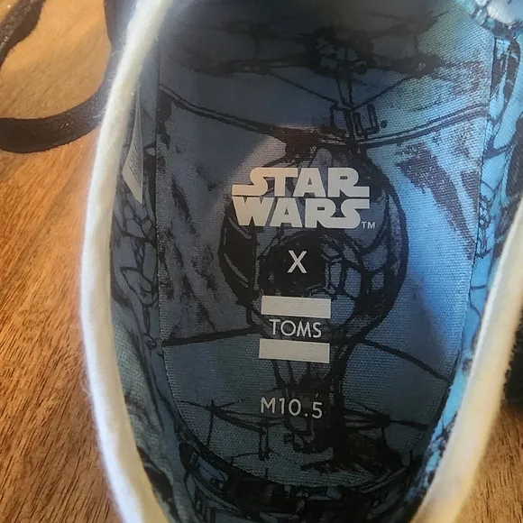 Toms x Star Wars Canvas Character Sketch Trvl Lite Low Top Sneakers Mens 10.5