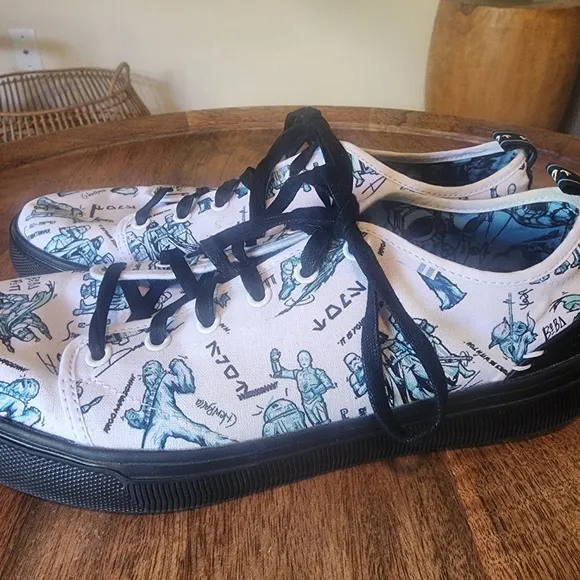 Toms x Star Wars Canvas Character Sketch Trvl Lite Low Top Sneakers Mens 10.5
