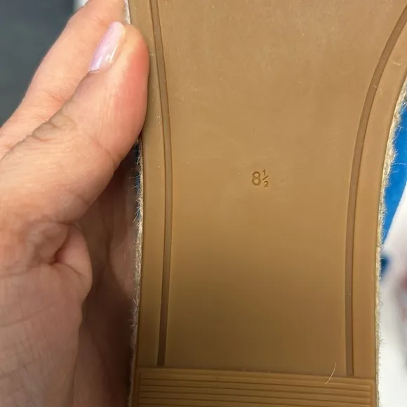 Tory Burch blue suede espadrilles