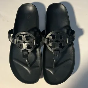 Tory Burch cloud thong sandals.