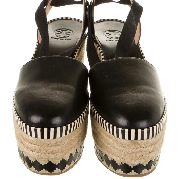 TORY BURCH  DANDY LEATHER ESPADRILLES