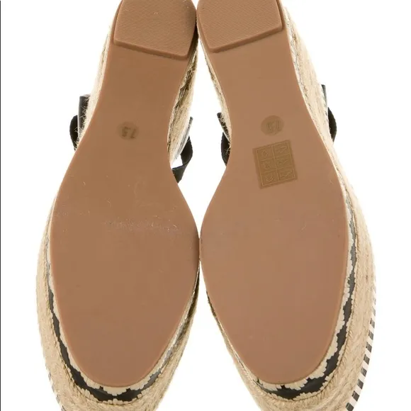 TORY BURCH  DANDY LEATHER ESPADRILLES