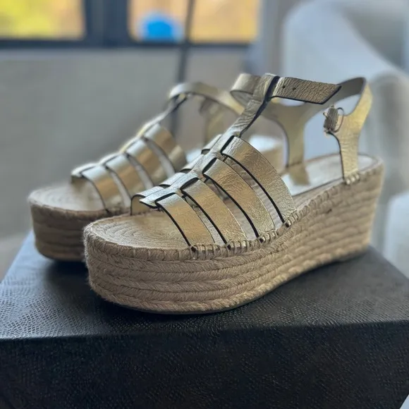Tory Burch Fishermen's Wedge Espadrilles