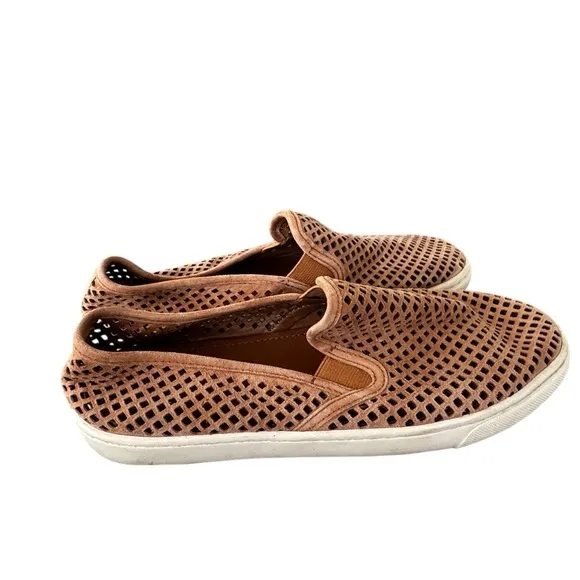 Tory Burch Jesse Suede Perforated Slip-on Sneaker Women’s 8.5
